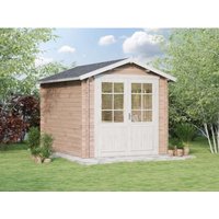 Alpholz Gartenhaus Bremen-28 B Satteldach 270 cm x 340 cm Braun – 6.48 qm Alpholz Gartenhaus Bremen-28 B Satteldach 270 cm x 340 cm Braun – 6.48 qm