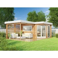 Alpholz Gartenhaus Pepe Optima Flachdach Imprägniert 578 cm x 422 cm – 24.39 qm Alpholz Gartenhaus Pepe Optima Flachdach Imprägniert 578 cm x 422 cm – 24.39 qm