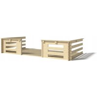 Altanka Veranda zum Gartenhaus 4×2 m Farbe Holz DOM18 – 3.29 qm Altanka Veranda zum Gartenhaus 4×2 m Farbe Holz DOM18 – 3.29 qm