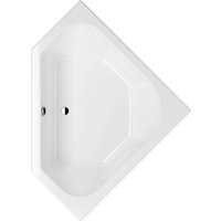 Kronenbach Eckbadewanne 145 x 145 cm Cube Weiß