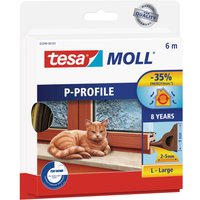 Tesamoll Fensterdichtung / Türdichtung P-Profile Gummidichtung Braun 6 m Tesamoll Fensterdichtung / Türdichtung P-Profile Gummidichtung Braun 6 m