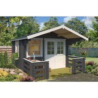 Lasita Gartenhaus Lola 2 Carbongrau 300 cm x 300 cm – 7.35 qm Lasita Gartenhaus Lola 2 Carbongrau 300 cm x 300 cm – 7.35 qm