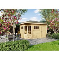 Fjordholz 5-Eck Gartenhaus Modell Evelyn 2D Farblos Imprägniert – 10.64 qm Fjordholz 5-Eck Gartenhaus Modell Evelyn 2D Farblos Imprägniert – 10.64 qm