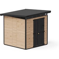 Upyard Gartenhaus Strongbox L mit Fundament 203 cm x 203 cm Braun FSC® – 0.62 qm Upyard Gartenhaus Strongbox L mit Fundament 203 cm x 203 cm Braun FSC® – 0.62 qm