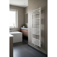 Kreabad Badheizkörper 500x1200 Weiss Mittelanschluss 120x50