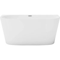 Vente-unique Vorwandbadewanne Divina Weiß 130 cm
