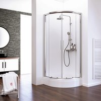 Schulte ExpressPlus Runddusche Kristall/Trend inkl. Duschwanne 90x90cm