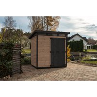 Upyard Gartenhaus Strongbox L mit Fundament 203 cm x 163 cm Braun FSC® – 0.62 qm Upyard Gartenhaus Strongbox L mit Fundament 203 cm x 163 cm Braun FSC® – 0.62 qm