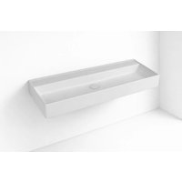 Kreabad Waschbecken 120x45 ohne Hahnloch Keramik Waschtisch Wandhänge oder Aufsatz Waschbecken Kreabad Arkitekt
