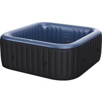 Mobiler Whirlpool Tekapo 158 cm x 158 cm x 68 cm 4 Personen Anthrazit Mobiler Whirlpool Tekapo 158 cm x 158 cm x 68 cm 4 Personen Anthrazit