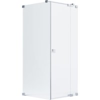 Schöner Wohnen Eckdusche Drehtür Festteil u. Wand L Chrom 80 x 90 x 200 cm