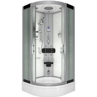 AcquaVapore Dampfdusche Duschtempel Sauna Dusche Duschkabine D46-50M2-EC 90x90