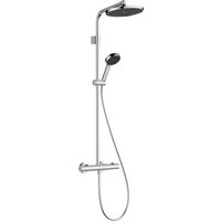 Hansgrohe Duschsystem Activera S 240 EcoSmart Regendusche mit Thermostat Chrom