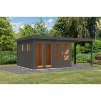 Karibu Gartenhaus Maradi 6 Rundum m. Anbaudach Terragrau 216 x 298 x 302 cm – 6.44 qm Karibu Gartenhaus Maradi 6 Rundum m. Anbaudach Terragrau 216 x 298 x 302 cm – 6.44 qm