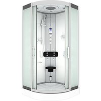 AcquaVapore Dampfdusche Duschtempel Sauna Dusche Duschkabine D46-10M3 90x90