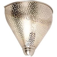 QAZQA Orientalische Wandleuchte Stahl mit Lichteffekt Sinbad
