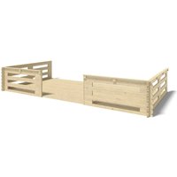 Altanka Veranda zum Gartenhaus 6×3 m Farbe Holz DOM558 – 5.84 qm Altanka Veranda zum Gartenhaus 6×3 m Farbe Holz DOM558 – 5.84 qm