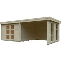 Kiehn-Holz Gartenhaus KH 44-013 Natur Unbehandelt 600 cm x 300 cm - 3.83 qm Kiehn-Holz Gartenhaus KH 44-013 Natur Unbehandelt 600 cm x 300 cm - 3.83 qm