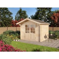 Alpholz Gartenhaus Roger-3 Satteldach 370 cm x 410 cm Natur – 9.32 qm Alpholz Gartenhaus Roger-3 Satteldach 370 cm x 410 cm Natur – 9.32 qm