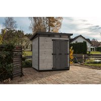 Upyard Gartenhaus Strongbox L mit Fundament 203 cm x 163 cm Grau FSC® – 0.62 qm Upyard Gartenhaus Strongbox L mit Fundament 203 cm x 163 cm Grau FSC® – 0.62 qm