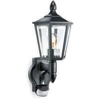 Steinel Außenwandleuchte mit Bewegungsmelder L 15 S Schwarz E27 Steinel Außenwandleuchte mit Bewegungsmelder L 15 S Schwarz E27