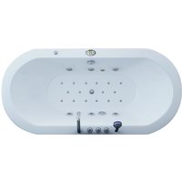 Jet-Line Whirlpool Villa Sofia Oval in Weiß mit Heizung und Unterwasserbeleuchtung Jet-Line Whirlpool Villa Sofia Oval in Weiß mit Heizung und Unterwasserbeleuchtung