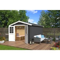 Lasita Gartenhaus Norah 380 Carbongrau 275 cm x 380 cm – 6.43 qm Lasita Gartenhaus Norah 380 Carbongrau 275 cm x 380 cm – 6.43 qm