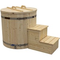 Poolomio Eisbad Badefass Thermoholz Eisfass Cold Dip