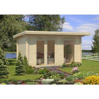 Palmako Gartenhaus Heidi 410 x 300 cm Lackiert Hellgrau-Anthrazit FSC® – 10.49 qm Palmako Gartenhaus Heidi 410 x 300 cm Lackiert Hellgrau-Anthrazit FSC® – 10.49 qm