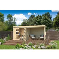 Lasita Gartenhaus Long Beach 472,2 cm x 230 cm Natur/Unbehandelt – 9.96 qm Lasita Gartenhaus Long Beach 472,2 cm x 230 cm Natur/Unbehandelt – 9.96 qm