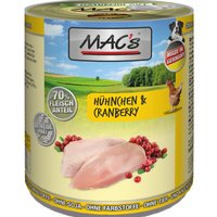 Mac‘s Hunde-Nassfutter Huhn und Cranberry 800 g Mac‘s Hunde-Nassfutter Huhn und Cranberry 800 g