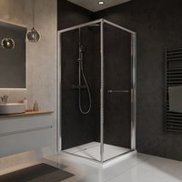 Schulte ExpressPlus Nischendusche Sunny 190 x 80 cm Chrom