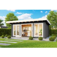 Lasita Gartenhaus Dorset 73 Carbongrau 480 cm x 250 cm – 11.42 qm Lasita Gartenhaus Dorset 73 Carbongrau 480 cm x 250 cm – 11.42 qm