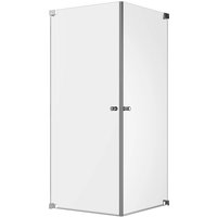 Eckdusche Brava 2 Drehtüren Chrom Sondermaßanfertigung