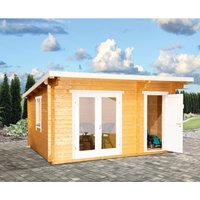 Wolff Finnhaus Holz-Gartenhaus/Gerätehaus Trondheim 70-D/2-Raum XL BxT: 490 cm x 450 cm – 12.5 qm Wolff Finnhaus Holz-Gartenhaus/Gerätehaus Trondheim 70-D/2-Raum XL BxT: 490 cm x 450 cm – 12.5 qm