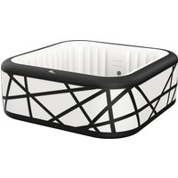 Mobiler Whirlpool Soho Mesh-Leather 185 x 185 x 68 cm für 6 Personen Mobiler Whirlpool Soho Mesh-Leather 185 x 185 x 68 cm für 6 Personen
