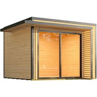 Weka Gartenhaus Amberley Doppelschiebetür Natur 300 cm x 300 cm – 8.16 qm Weka Gartenhaus Amberley Doppelschiebetür Natur 300 cm x 300 cm – 8.16 qm