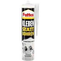 Pattex Kleben statt Bohren Kristallklar Montagekleber 290 g Kartusche Pattex Kleben statt Bohren Kristallklar Montagekleber 290 g Kartusche