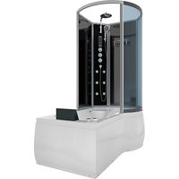 AcquaVapore Kombination Whirlpool Dusche K50-L33-WP-EC Duschkabine Wanne 170×100 AcquaVapore Kombination Whirlpool Dusche K50-L33-WP-EC Duschkabine Wanne 170×100