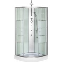 Kerra Hydromassagekabine Strada 89x89 cm mit Regendusche