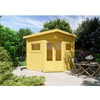 Fjordholz 5-Eck Gartenhaus Modell Leva 2A Kiefer Imprägniert – 6.47 qm Fjordholz 5-Eck Gartenhaus Modell Leva 2A Kiefer Imprägniert – 6.47 qm