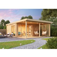 Fjordholz Gartenhaus Modell Kaarlo 44 Naturbelassen – 16.45 qm Fjordholz Gartenhaus Modell Kaarlo 44 Naturbelassen – 16.45 qm