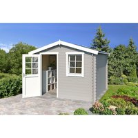 Lasita Gartenhaus Nina 275 Lichtgrau 275 cm x 275 cm – 6.43 qm Lasita Gartenhaus Nina 275 Lichtgrau 275 cm x 275 cm – 6.43 qm