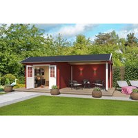 Lasita Gartenhaus New York 680 cm x 300 cm Schwedenrot – 18.6 qm Lasita Gartenhaus New York 680 cm x 300 cm Schwedenrot – 18.6 qm