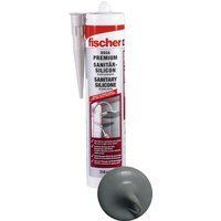 Fischer Sanitärsilicon DSSA Dunkelgrau 310 ml Fischer Sanitärsilicon DSSA Dunkelgrau 310 ml