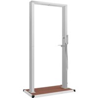 vidaXL Gartendusche mit Bodenplatte WPC Edelstahl 3051293