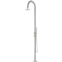 Euroshowers Pure Classic Gartendusche Edelstahl Mit Handbrause