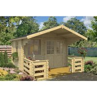 Lasita Gartenhaus Lola 2 Natur/Unbehandelt 300 cm x 300 cm – 7.35 qm Lasita Gartenhaus Lola 2 Natur/Unbehandelt 300 cm x 300 cm – 7.35 qm