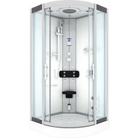 AcquaVapore Dampfdusche Duschtempel Sauna Dusche Duschkabine D46-00T2-EC 80x80
