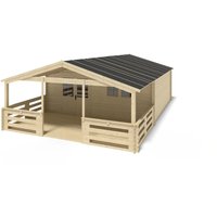 Altanka Gartenhaus Gerätehaus 6×6 m mit Anbau 6×5.72 m 54 m² DOM610+DOM556+DOM558+POD04 – 18.94 qm Altanka Gartenhaus Gerätehaus 6×6 m mit Anbau 6×5.72 m 54 m² DOM610+DOM556+DOM558+POD04 – 18.94 qm